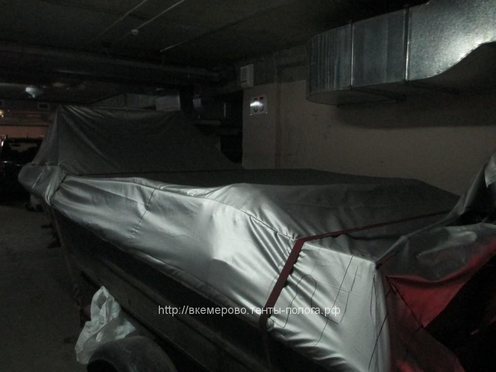Пошив защитного тента-чехла на лодку Крым